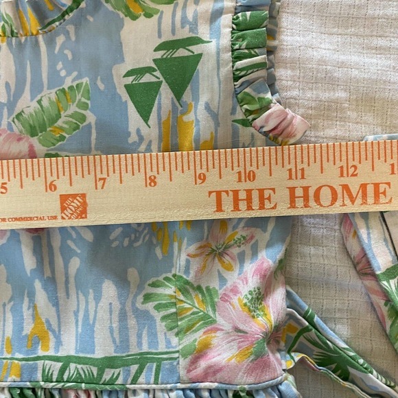St James Carousel Collection Vtg Girls Dress 4 Tie Back Short Sleeveless Bright - Picture 4 of 8